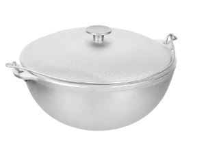 Казан алюмин.литой с крышкой и дужкой,6 л, азиатская чаша /BOYSCOUT 61360